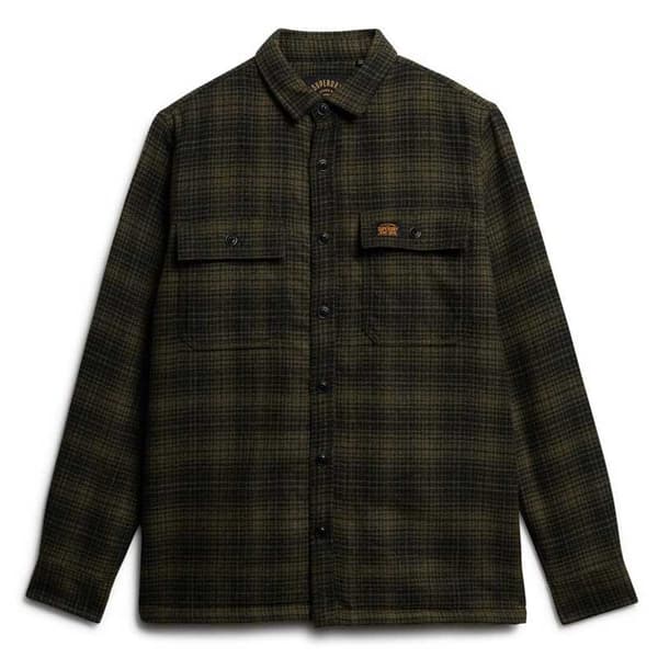 Superdry Wool Miller Overtrøje Grøn 3XL Mand