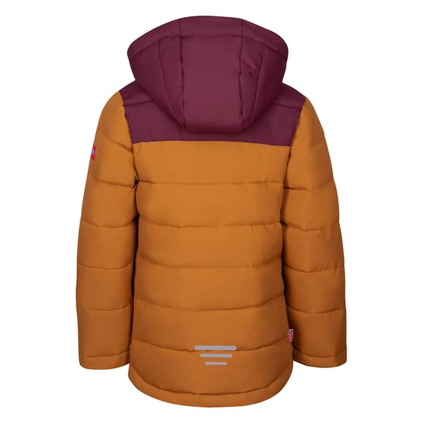 Trollkids Gryllefjord Jakke Brun,Orange 110 cm Dreng