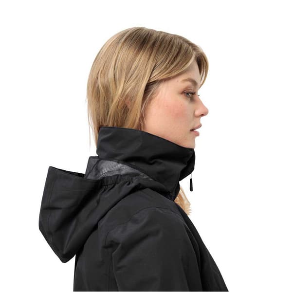 Jack Wolfskin Stormy Point 2l Jacka Svart L Kvinna