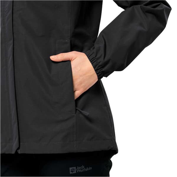 Jack Wolfskin Stormy Point 2l Jacka Svart L Kvinna