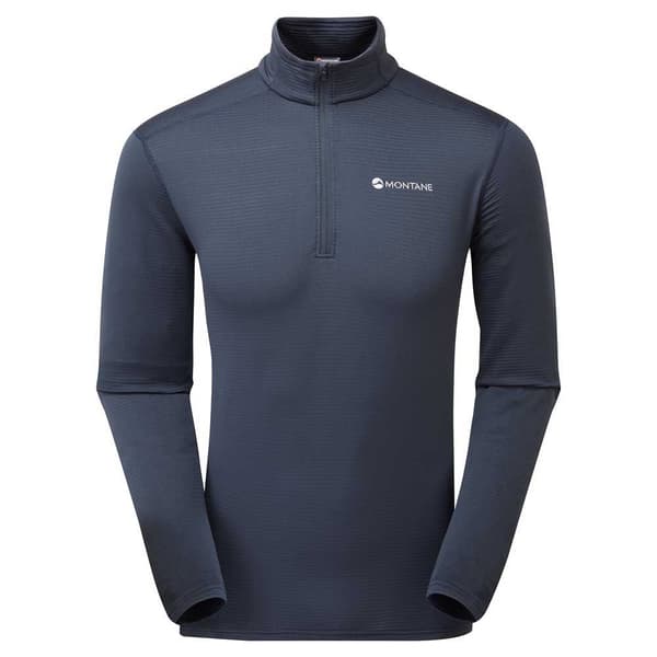 Montane Protium Lite Pull-on Fleecejakke Med Halv Lynlås Blå M Mand