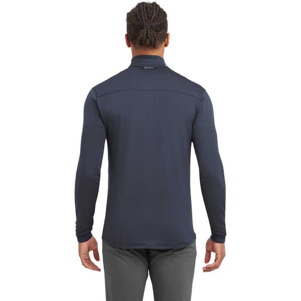 Montane Protium Lite Pull-on Fleecejakke Med Halv Lynlås Blå M Mand