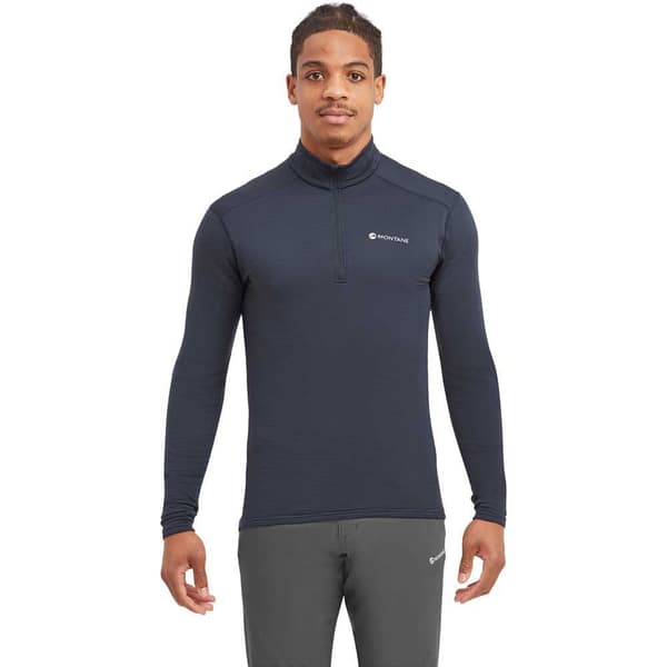 Montane Protium Lite Pull-on Fleecejakke Med Halv Lynlås Blå M Mand