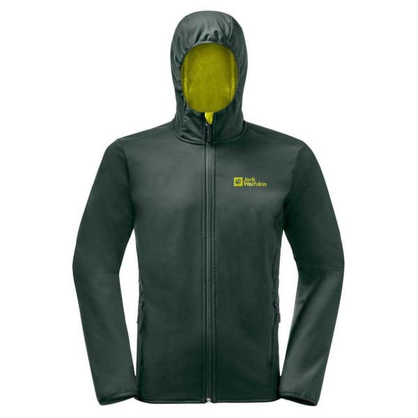 Jack Wolfskin Bornberg Softshelljacka Grönt M Man