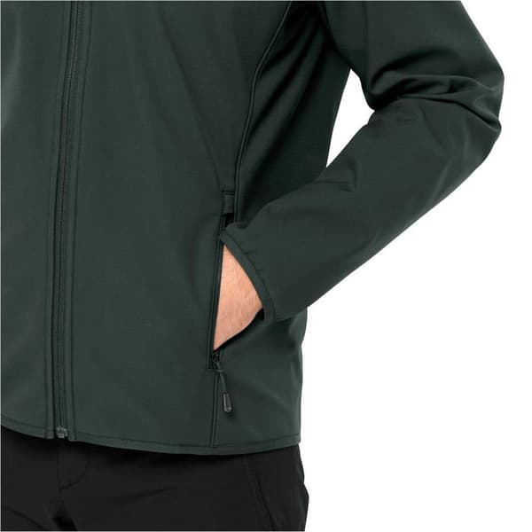 Jack Wolfskin Bornberg Softshelljacka Grönt M Man