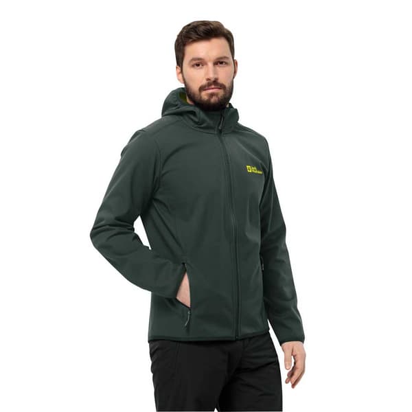 Jack Wolfskin Bornberg Softshelljacka Grönt M Man
