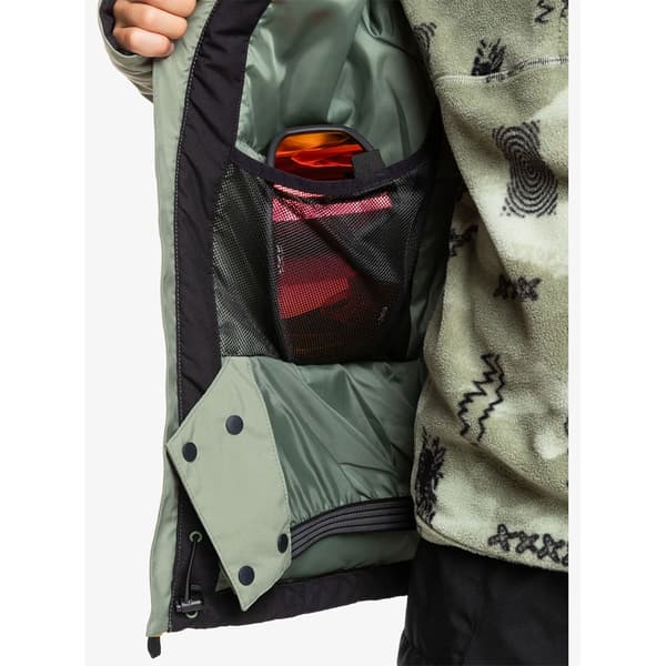 Quiksilver Morton Jakke Grøn 12 Years Dreng