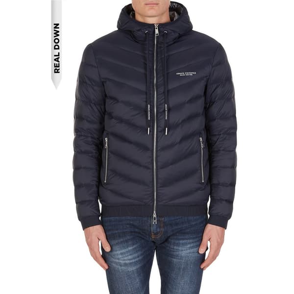 Armani Exchange Down Jakke Sort XL Mand