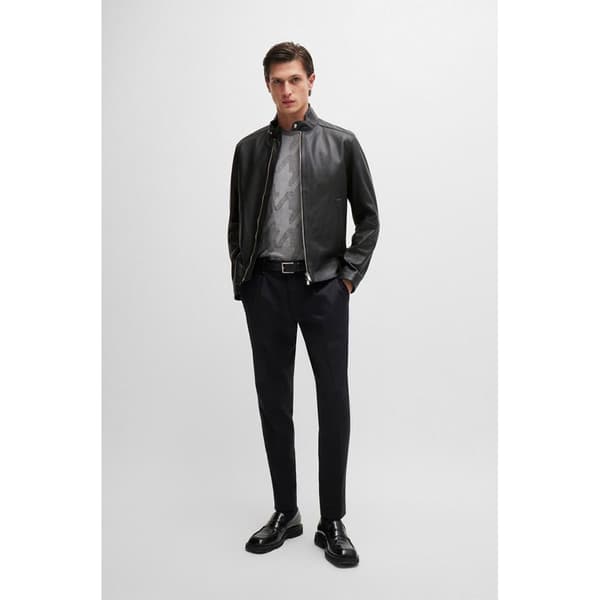 Boss H Mansell2 10257647 Læderjakke Sort 52 Mand