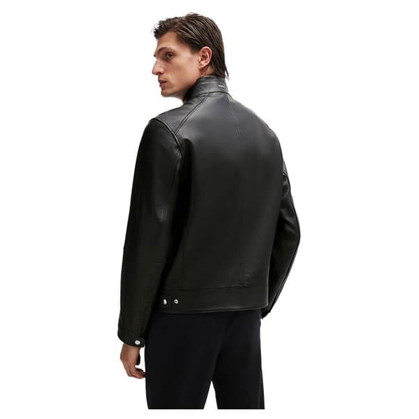 Boss H Mansell2 10257647 Læderjakke Sort 52 Mand