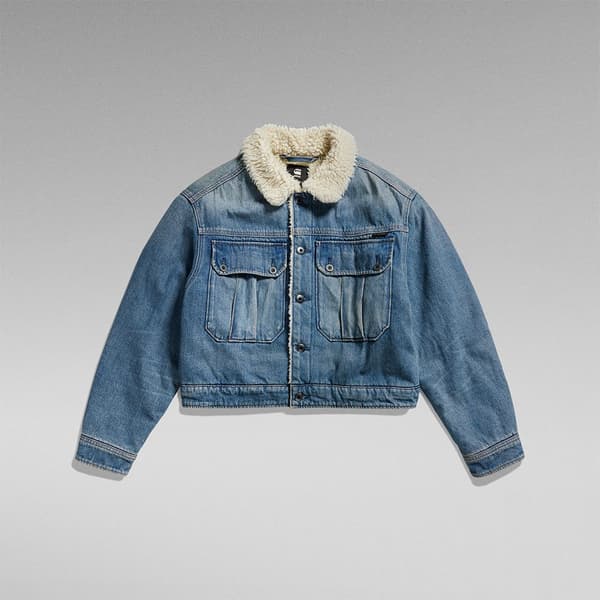 G-star Sherpa Denimtakki Sininen S Nainen