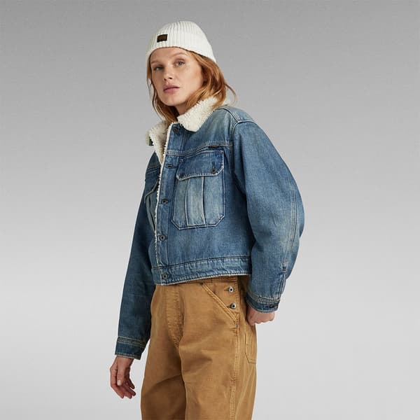 G-star Sherpa Denimtakki Sininen S Nainen