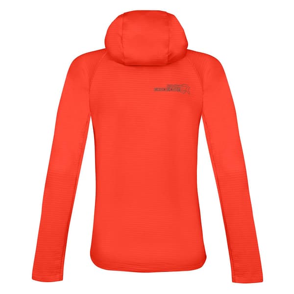 Rock Experience Arrows Fleecejacka Med Huva Orange L Kvinna