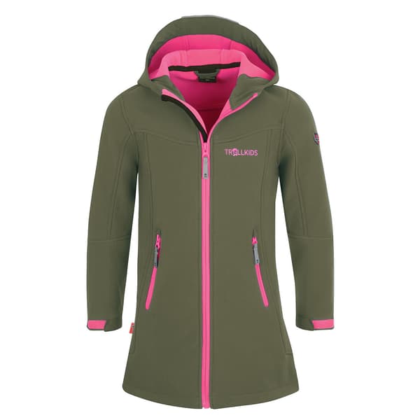 Trollkids Lillesand Coat Takki Vihreä 128 cm Poika