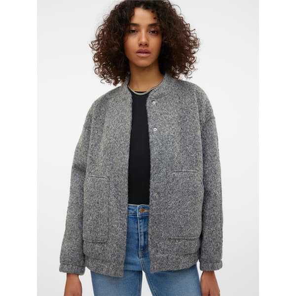 Vero Moda Amber Elite Bomber-takki Harmaa XS Nainen