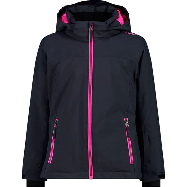 Cmp Snaps Hood 39w2085 Jacka Svart 16 Years Pojke