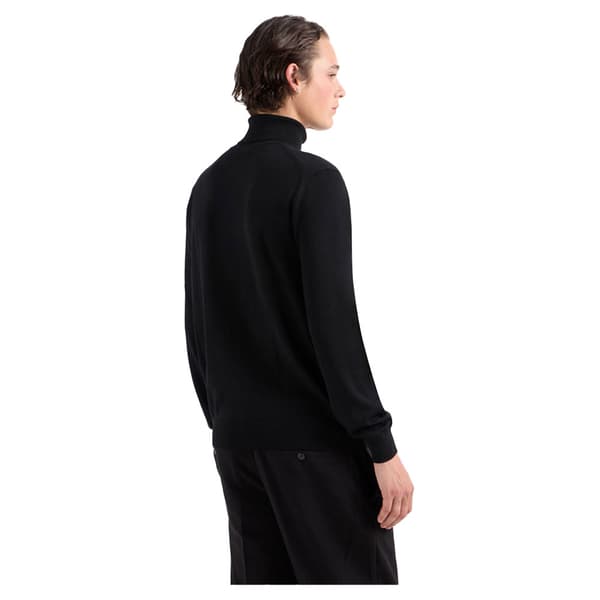 Armani Exchange 8nzm3c_zm8az Korkeakauluksinen Neulepaita Musta M Mies