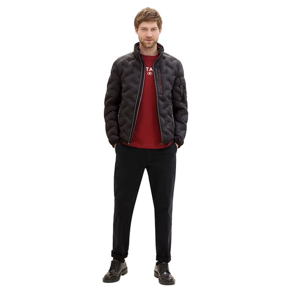 Tom Tailor Decorative Hybrid Jacka Svart L Man