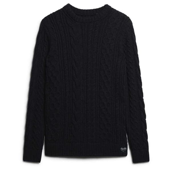 Superdry Jacob Cable Tröja Svart L Man