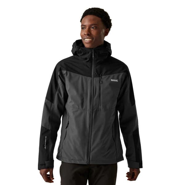 Regatta Wentwood Ix Jakke Sort,Grå 2XL Mand