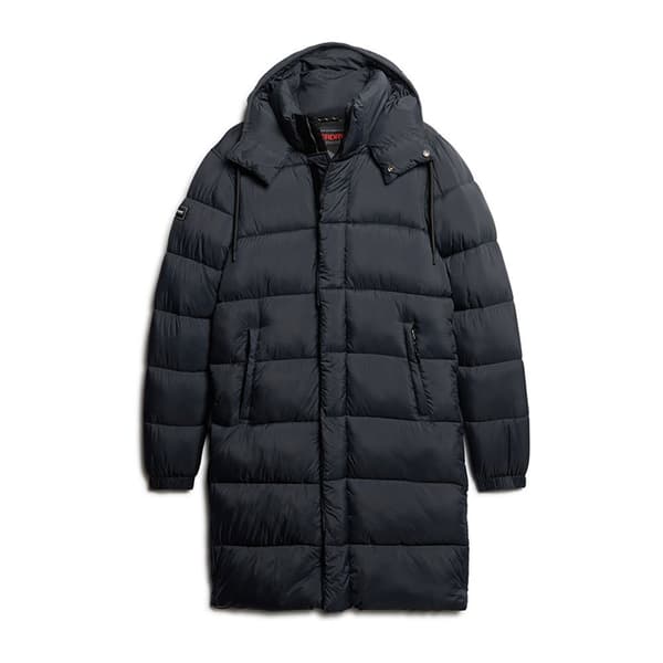 Superdry Rips Longline Pufferjakke Grå 2XL Mand