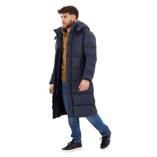 Superdry Rips Longline Pufferjakke Grå 2XL Mand