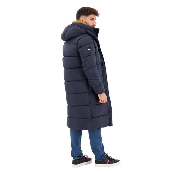 Superdry Rips Longline Pufferjakke Grå 2XL Mand