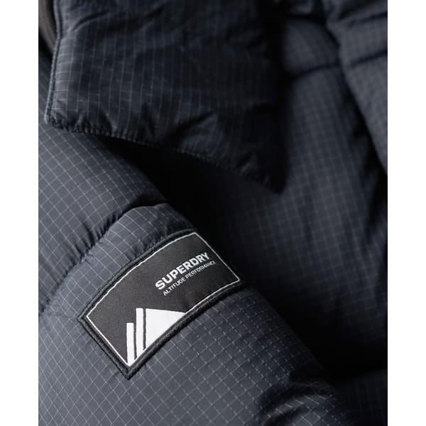 Superdry Rips Longline Pufferjakke Grå 2XL Mand