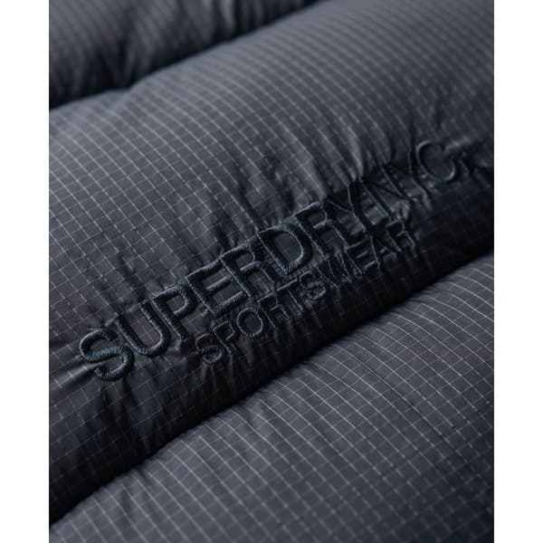 Superdry Rips Longline Pufferjakke Grå 2XL Mand
