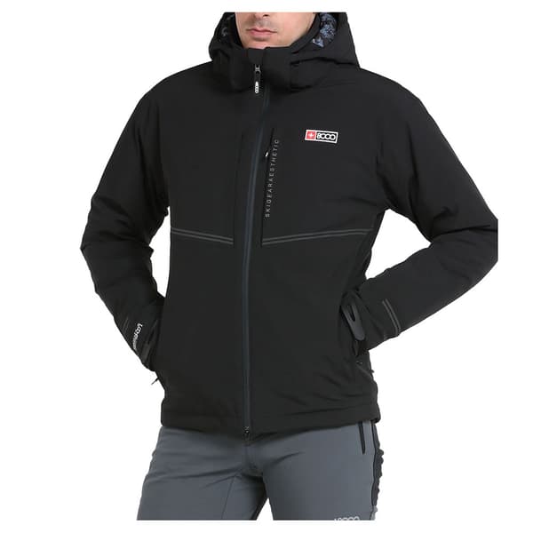 +8000 Vezar Parka Sort M Mand