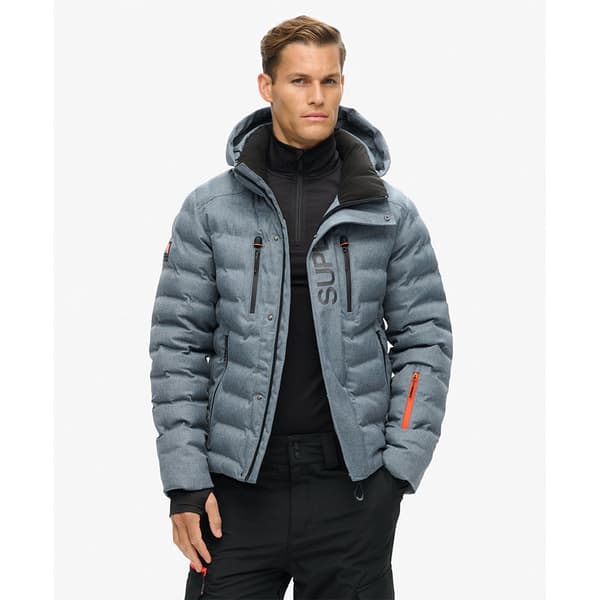 Superdry Fuji Padded Jacka Blå L Man