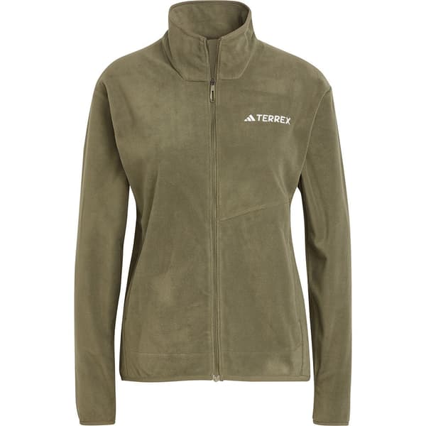 Adidas Terrex Multi Vetoketjullinen Fleecetakki Vihreä M Nainen