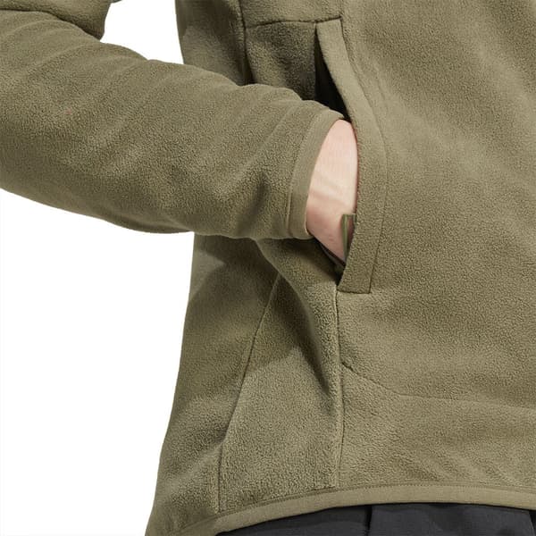 Adidas Terrex Multi Vetoketjullinen Fleecetakki Vihreä M Nainen