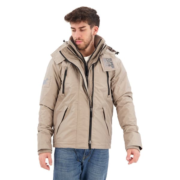 Superdry M5011839a Jacka Beige L Man
