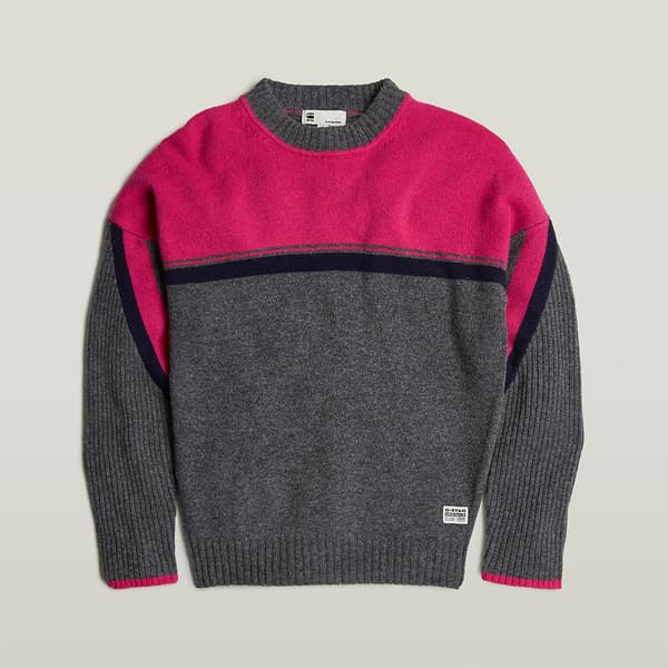 G-star Multi Color Loose R Tröja Rosa S Kvinna