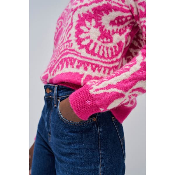 Salsa Jeans 21008872 Trøje Rosa S Kvinde