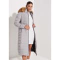 Miniatyrbild 3 av 9: Superdry New Arctic Long Puffer Jacka Beige XS Kvinna
