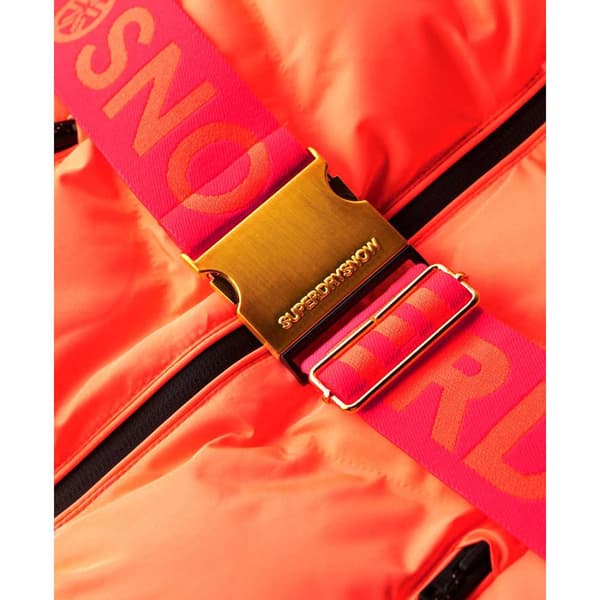Superdry Luxe Jakke Orange S Kvinde