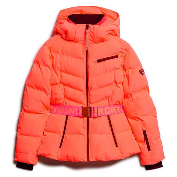 Superdry Luxe Jakke Orange S Kvinde