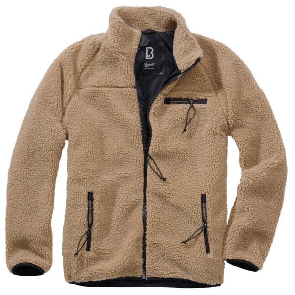 Brandit Teddy Jakke Beige S Mand
