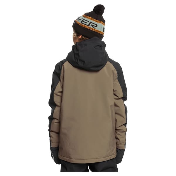 Quiksilver Mission Block Jacka Brun,Svart 10 Years Pojke