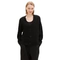 Miniatyrbillede 4 af 6: Tom Tailor V Neck Cardigan Sort S Kvinde