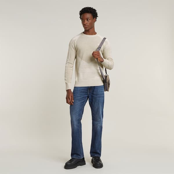 G-star 3d Biker R Trøje Beige M Mand