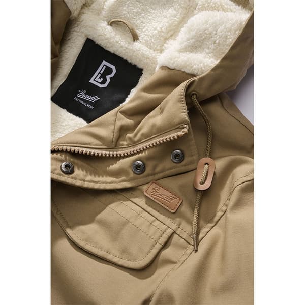 Brandit Marsh Lake Teddy Frakke Beige S Mand