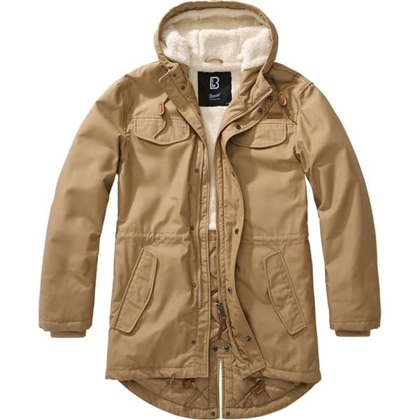 Brandit Marsh Lake Teddy Frakke Beige S Mand