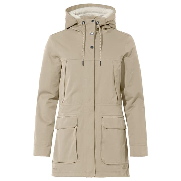 Vaude Manukau Ii Parka Beige 44 Kvinde