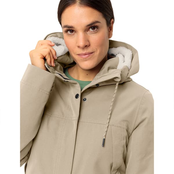 Vaude Manukau Ii Parka Beige 44 Kvinde