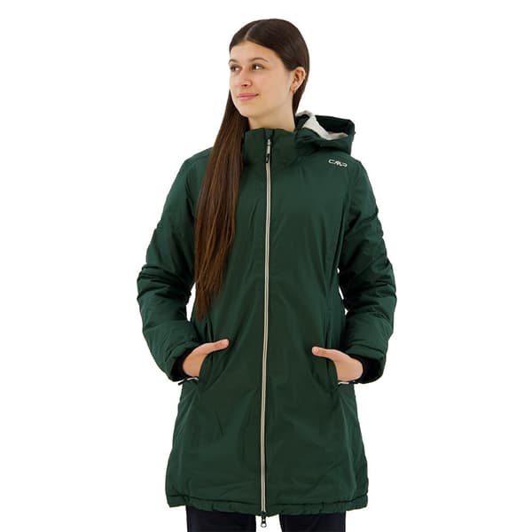 Cmp Coat Zip Hood 32z1406 Jakke Grøn 2XS Kvinde