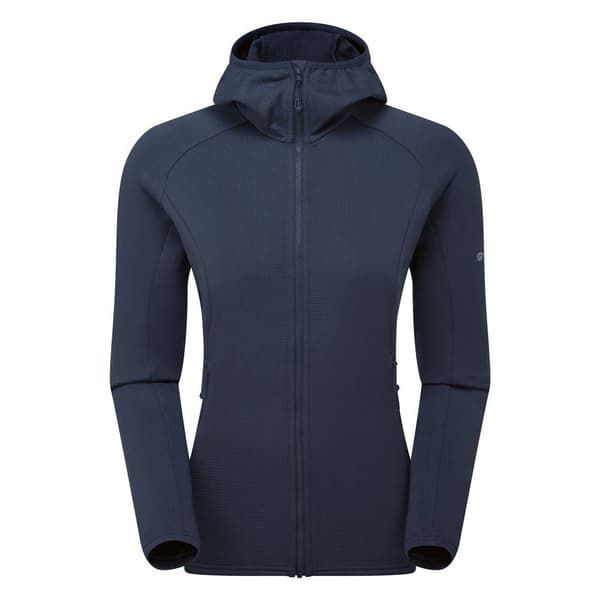 Montane Protium Fleecejakke Med Fuld Lynlås Blå XL Kvinde