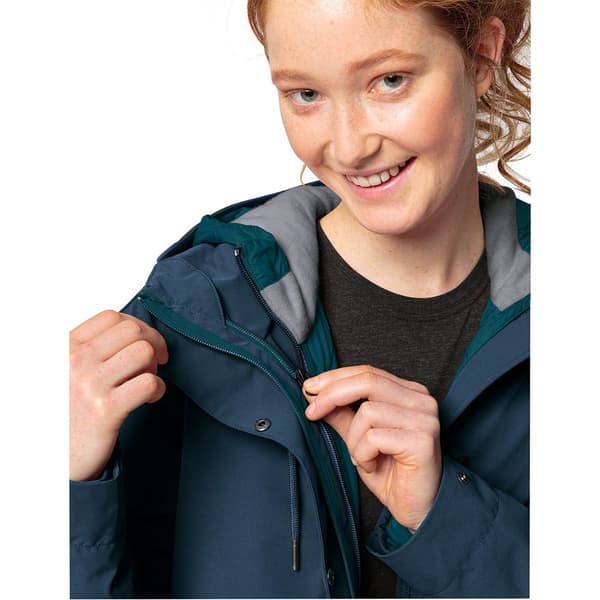 Vaude Coreway 3 In 1 Parka Blå 40 Kvinna